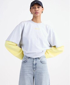 Dames longsleeve geel