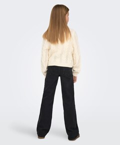 KOGJUICY LIFE WIDE LEG DNM DCC369 meisjes jeans zwart