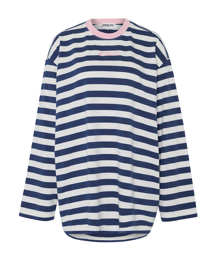 Dames longsleeve blauw