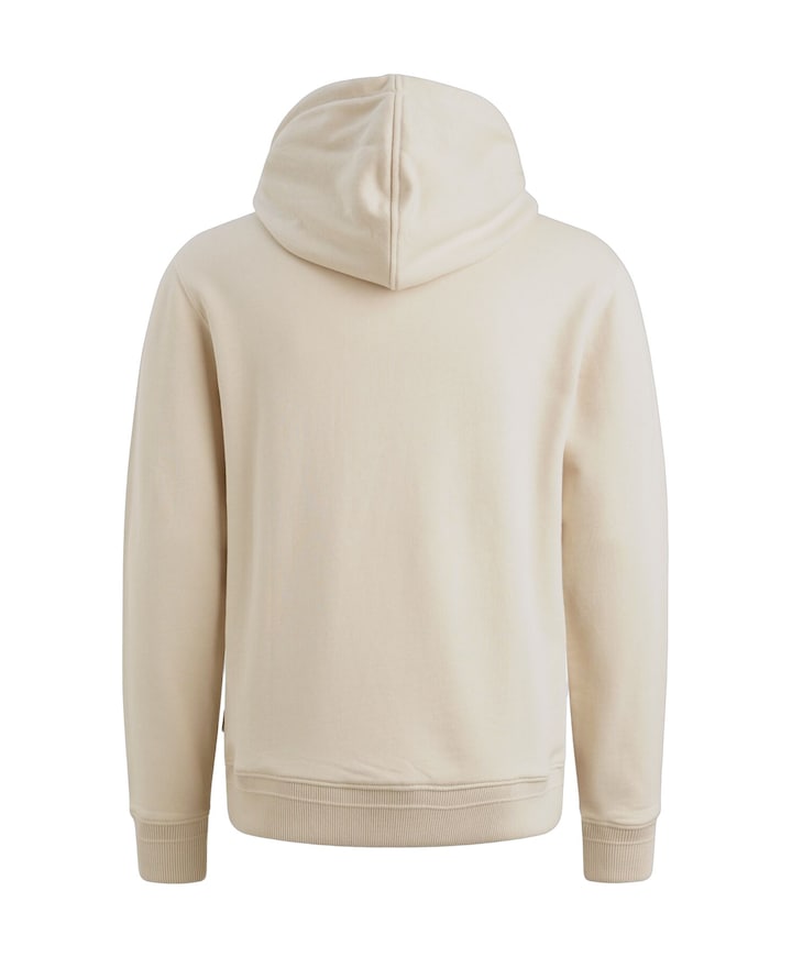 Heren hoodie ecru