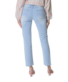 Roll-up dames jeans blauw