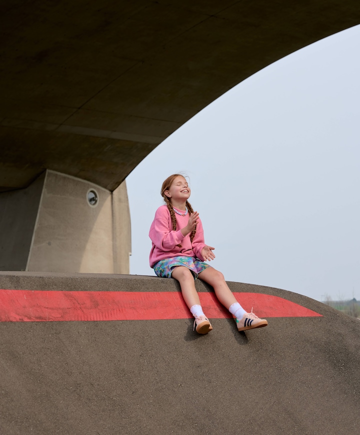 GAZELLE J meisjes sneakers roze
