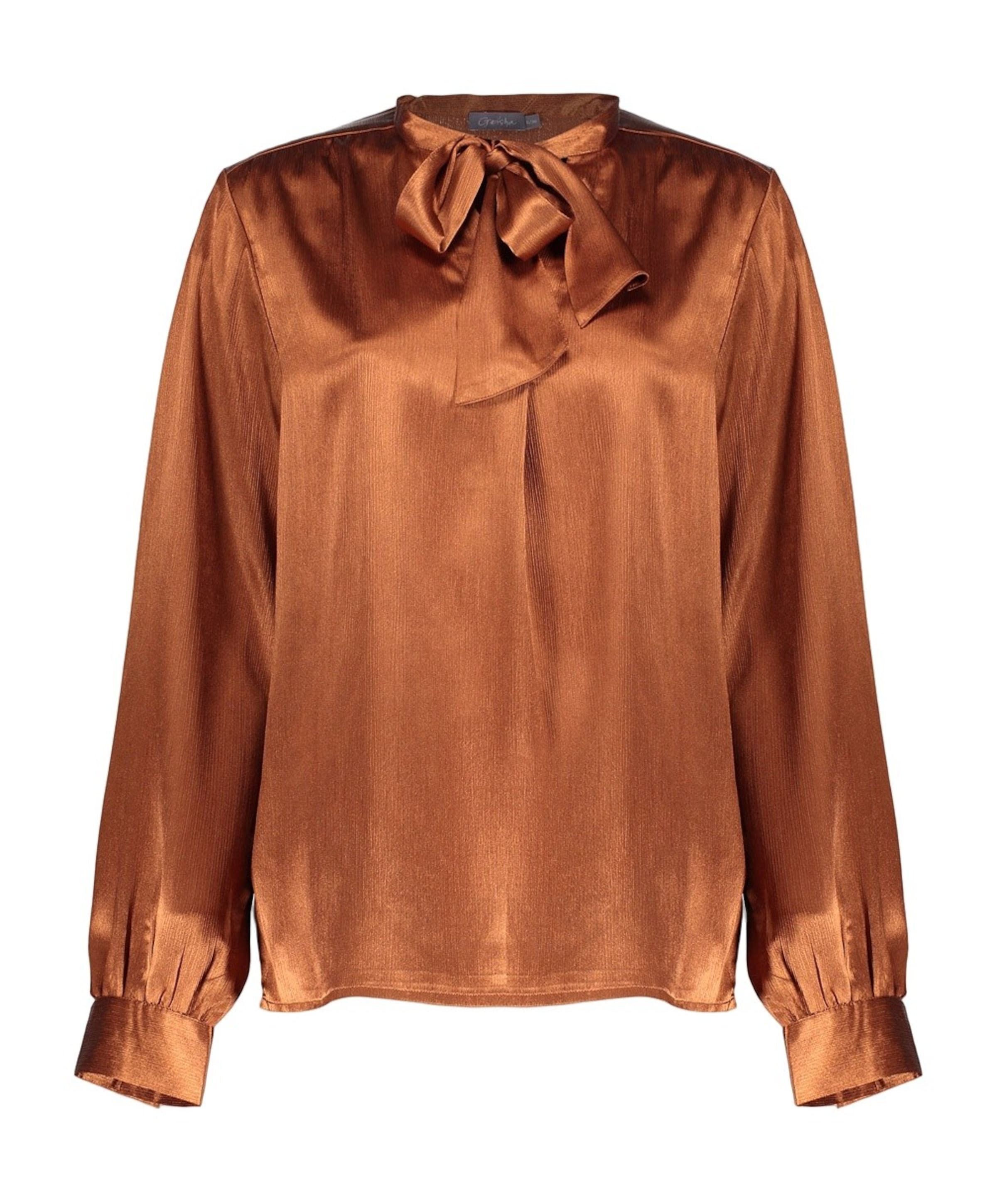Dames blouse bruin