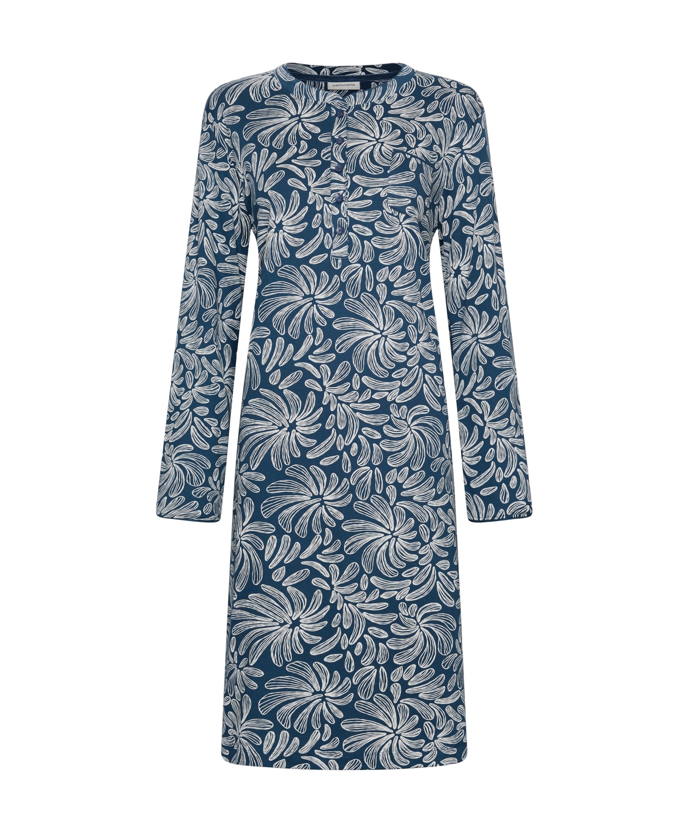 Dames nachthemd blauw