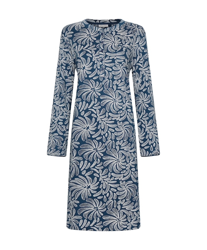 Dames nachthemd blauw