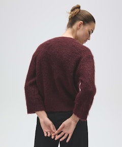 Dames vest bordeaux