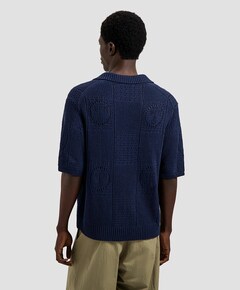 Heren polo blauw