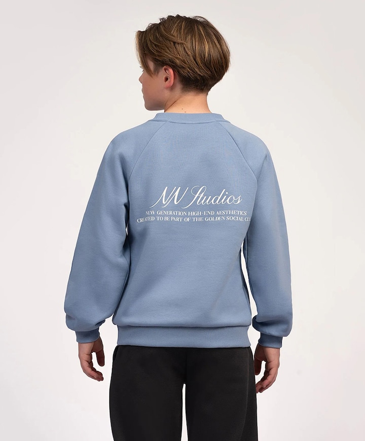 Jongens sweater blauw