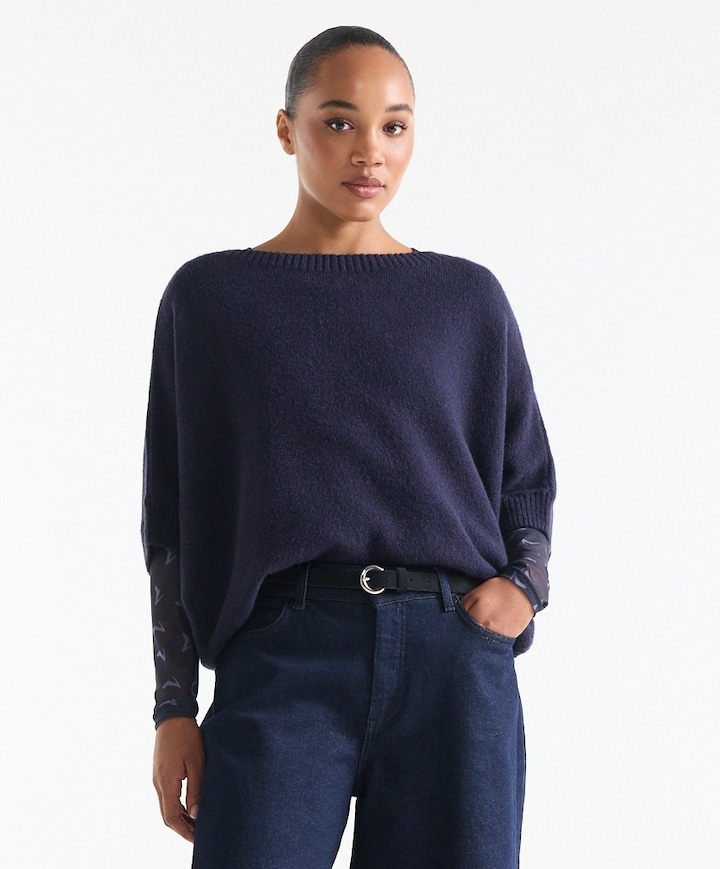 Dames trui blauw
