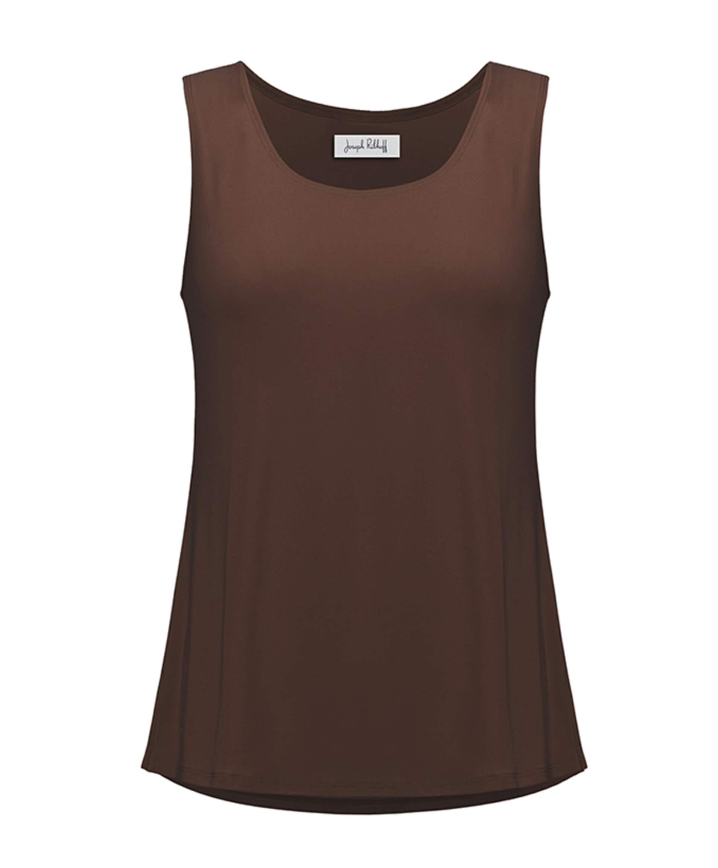 Dames top bruin