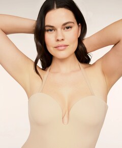 Dames shapewear body beige