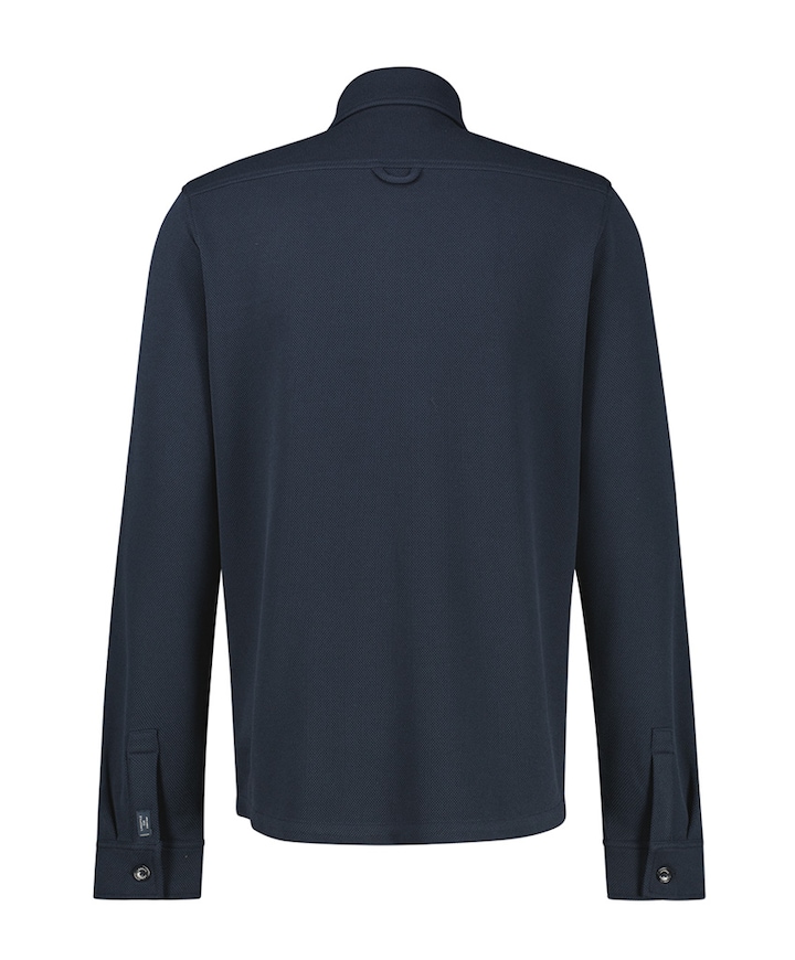 Heren overshirt blauw