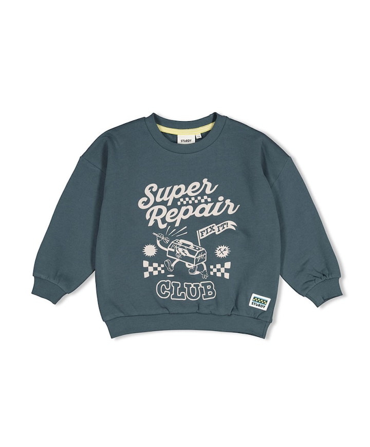 Jongens sweater blauw