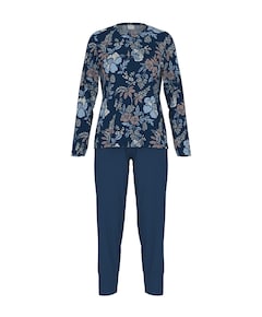 Dames pyjamaset blauw