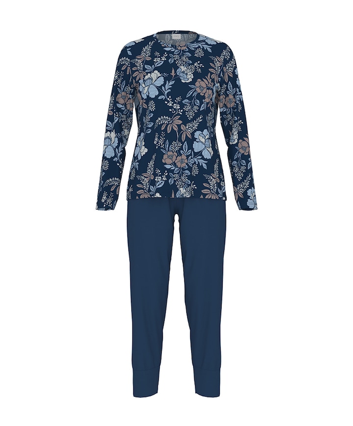 Dames pyjamaset blauw