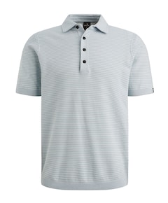 Heren polo blauw