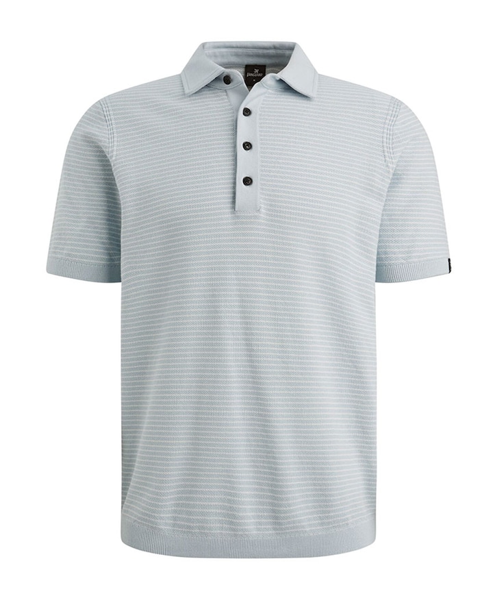 Heren polo blauw