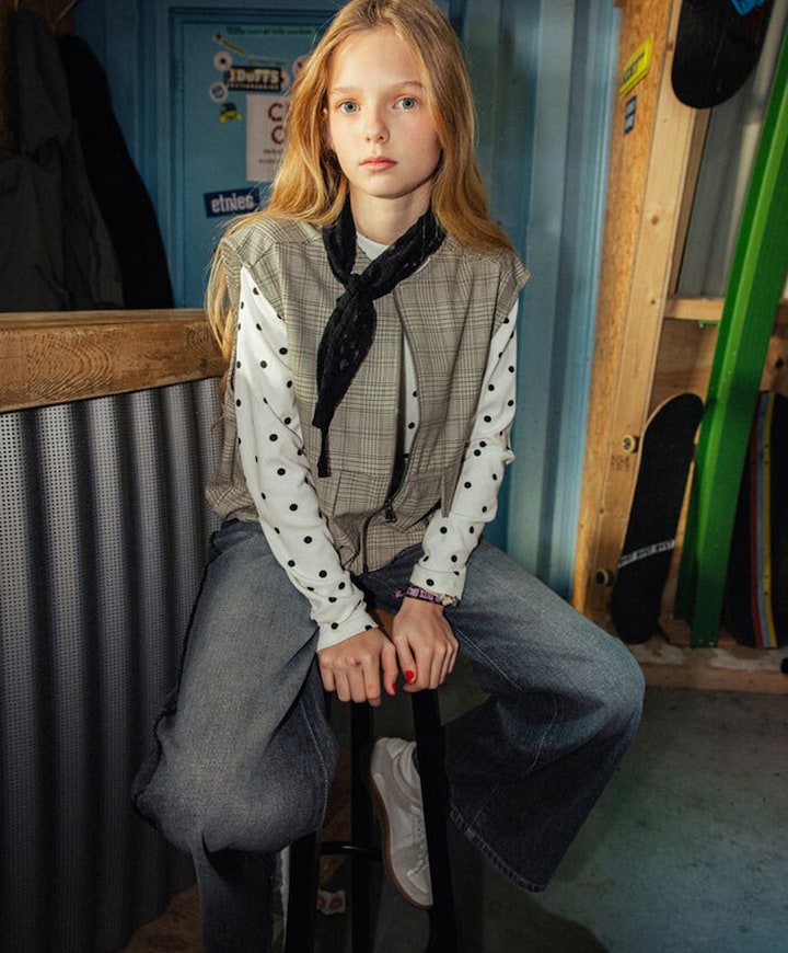 Meisjes longsleeve wit