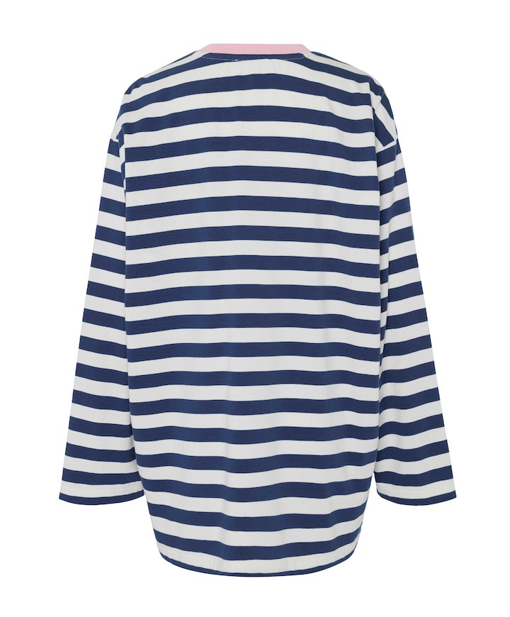 Dames longsleeve blauw