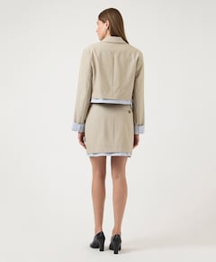 Dames blazer beige