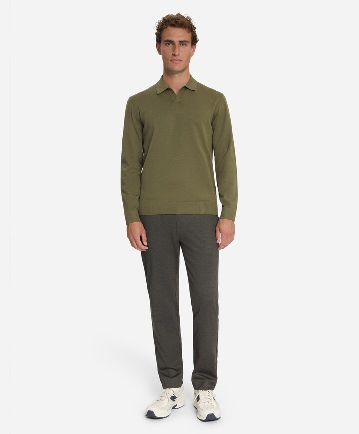 Heren polo groen