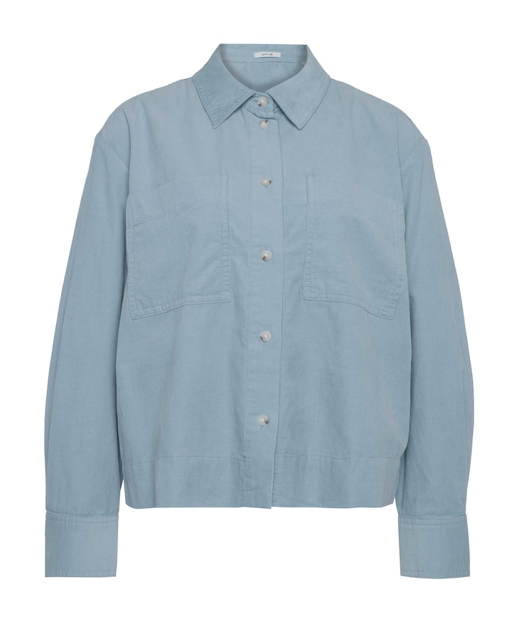 Dames blouse blauw