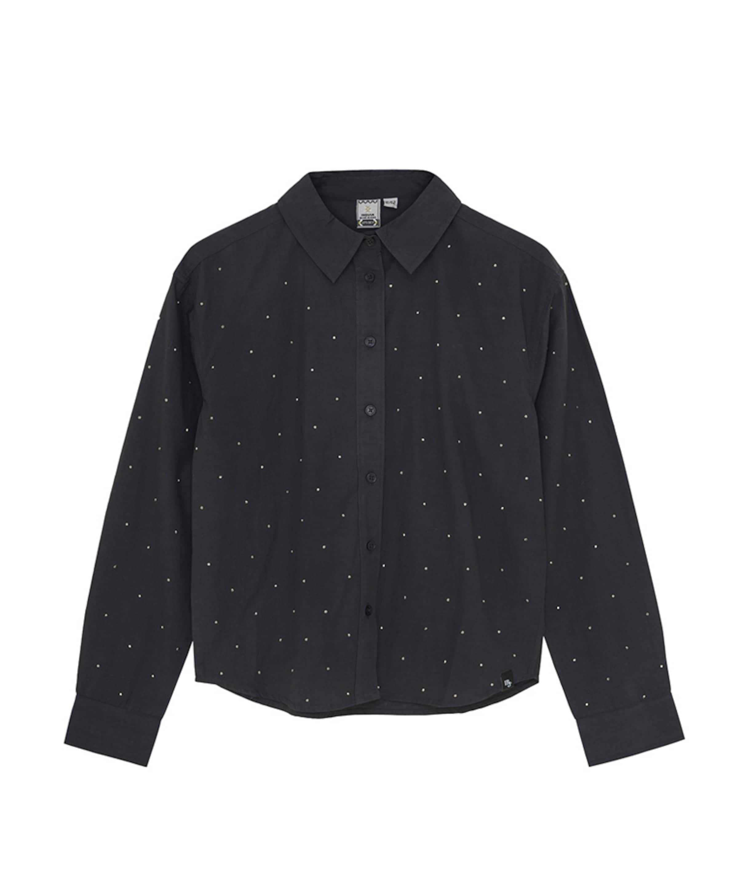 Blouse lange mouw grijs