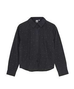 Blouse lange mouw grijs