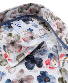 Heren overhemd lange mouw multicolor