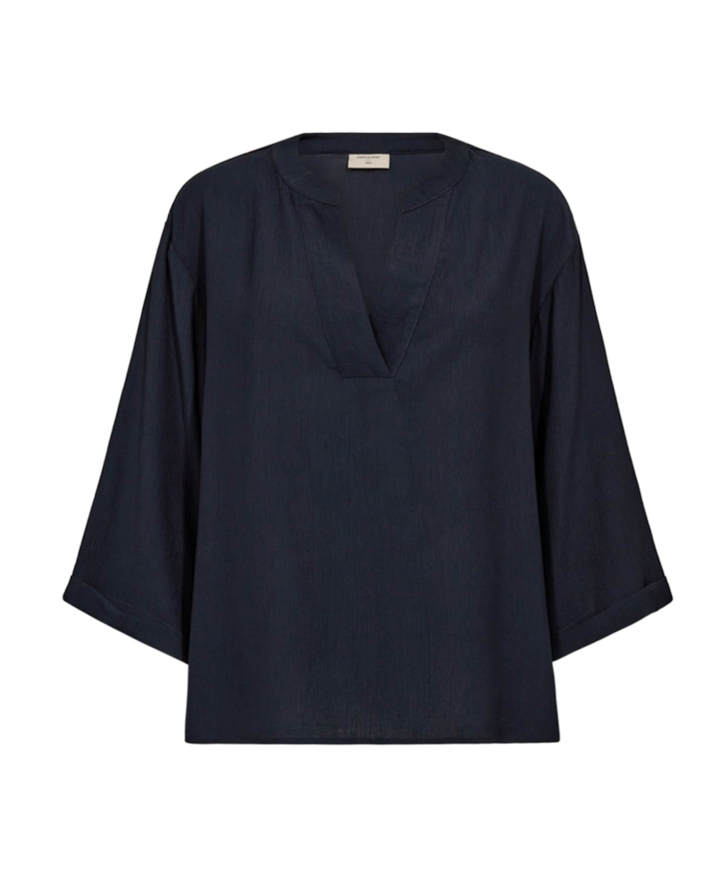 Dames blouse blauw