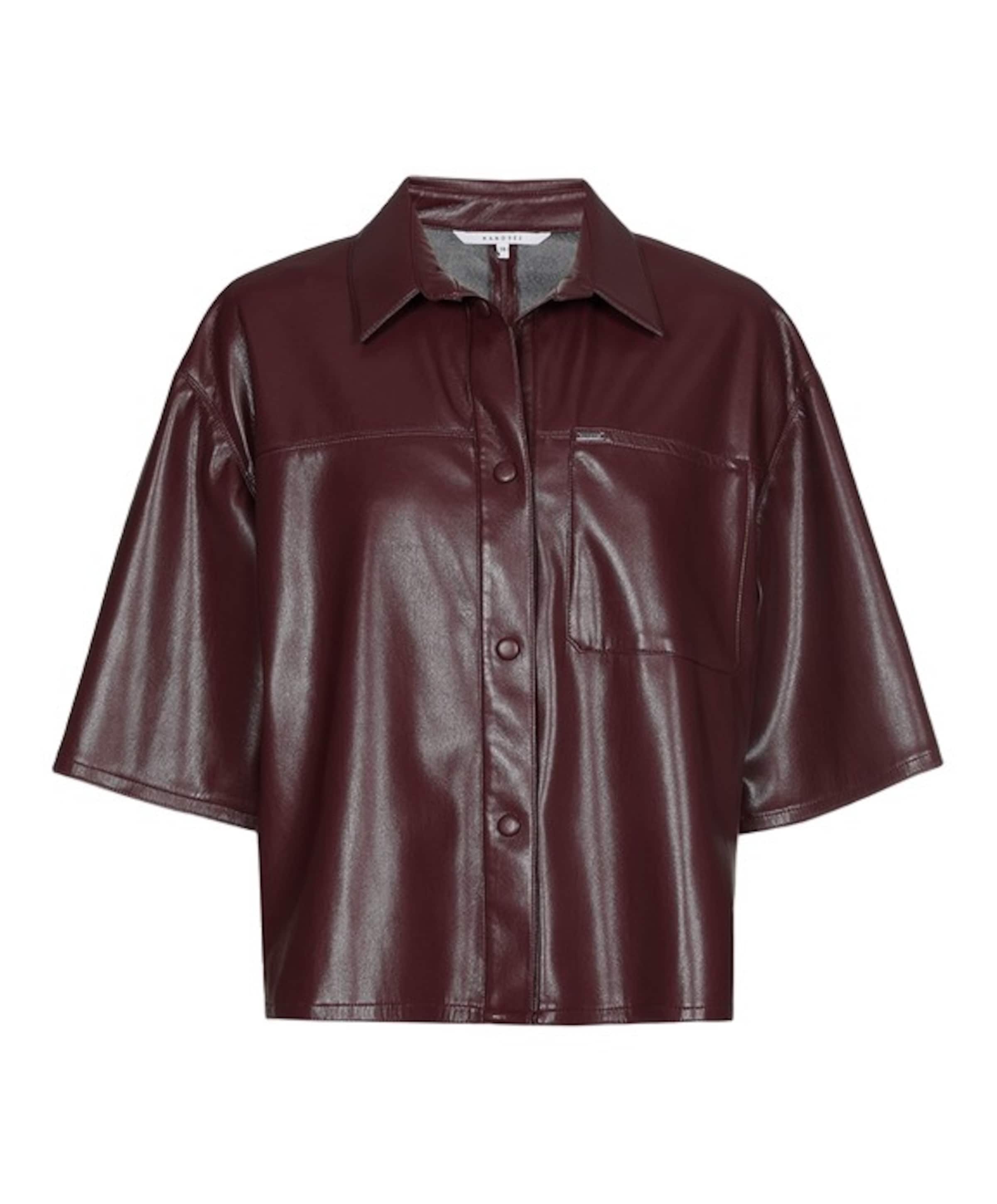 Dames blouse bordeaux