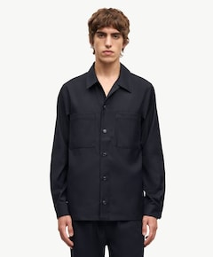 Heren overshirt blauw