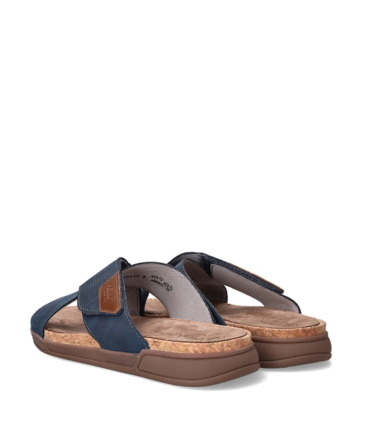 heren sandalen blauw