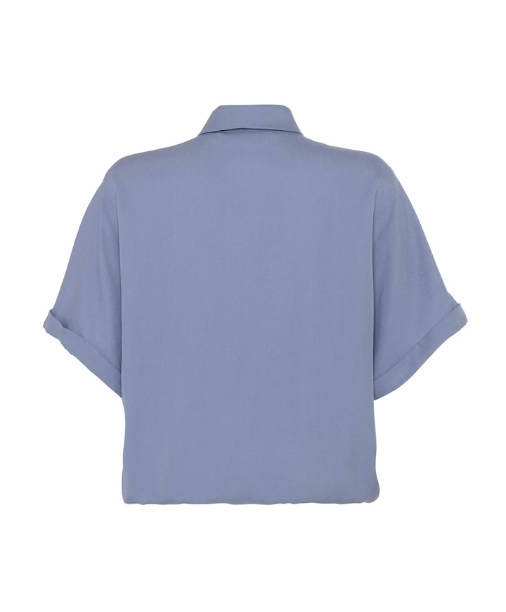 Dames blouse blauw