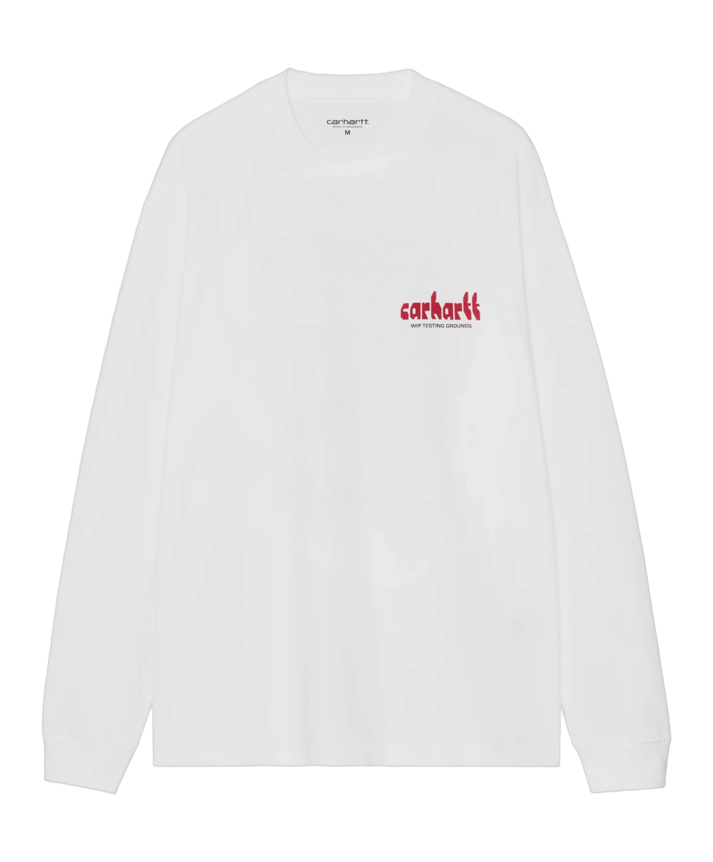 Heren longsleeve wit