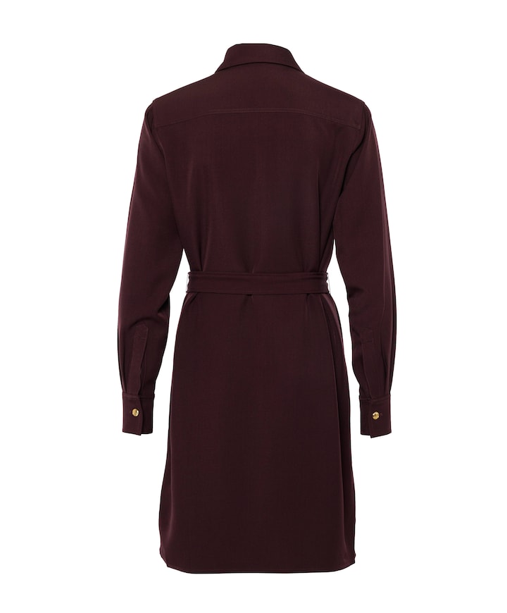Dames jurk bordeaux