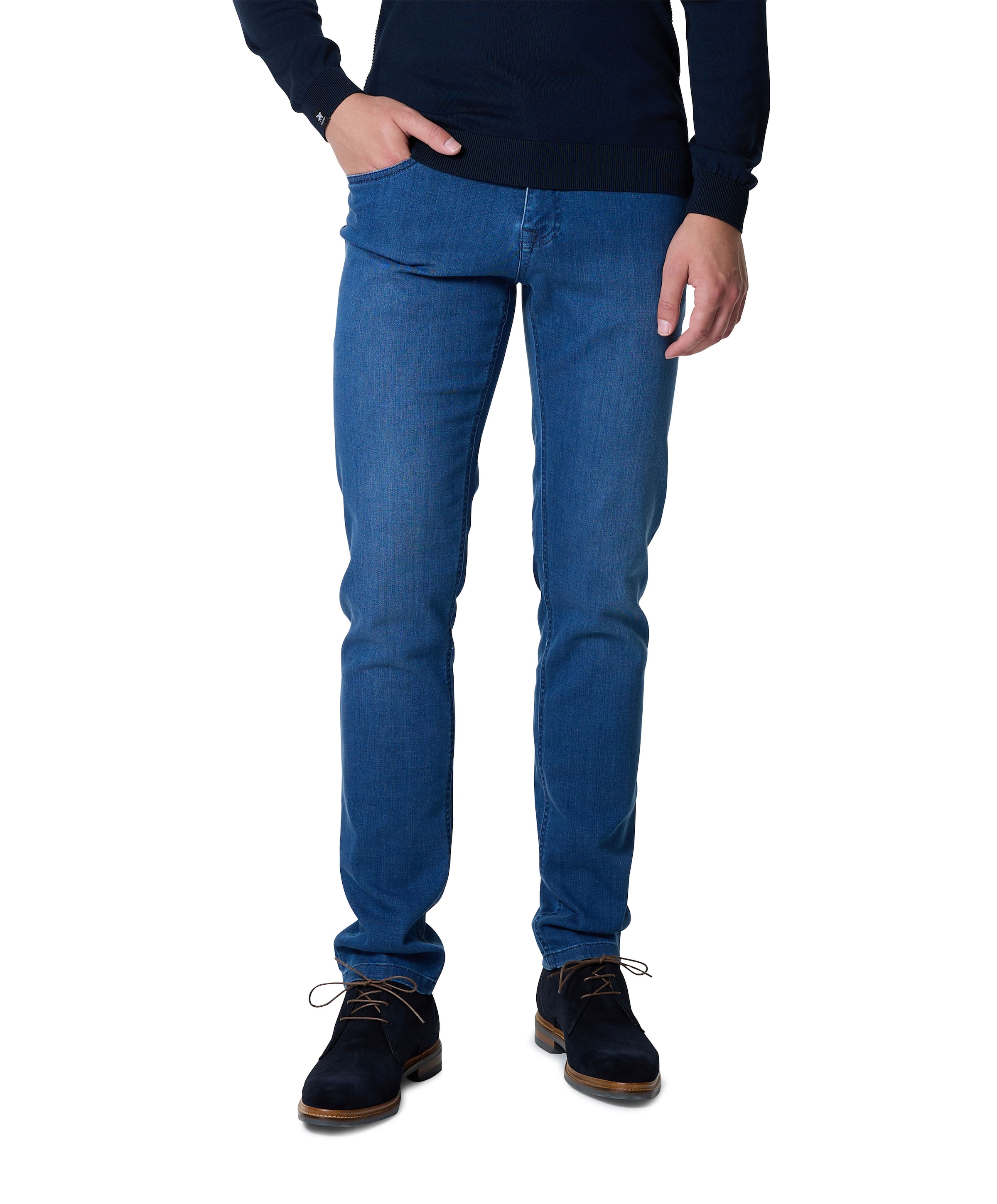 5-Pocket Slim Fit jeans blauw
