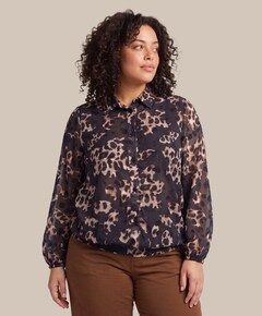 Dames blouse zwart