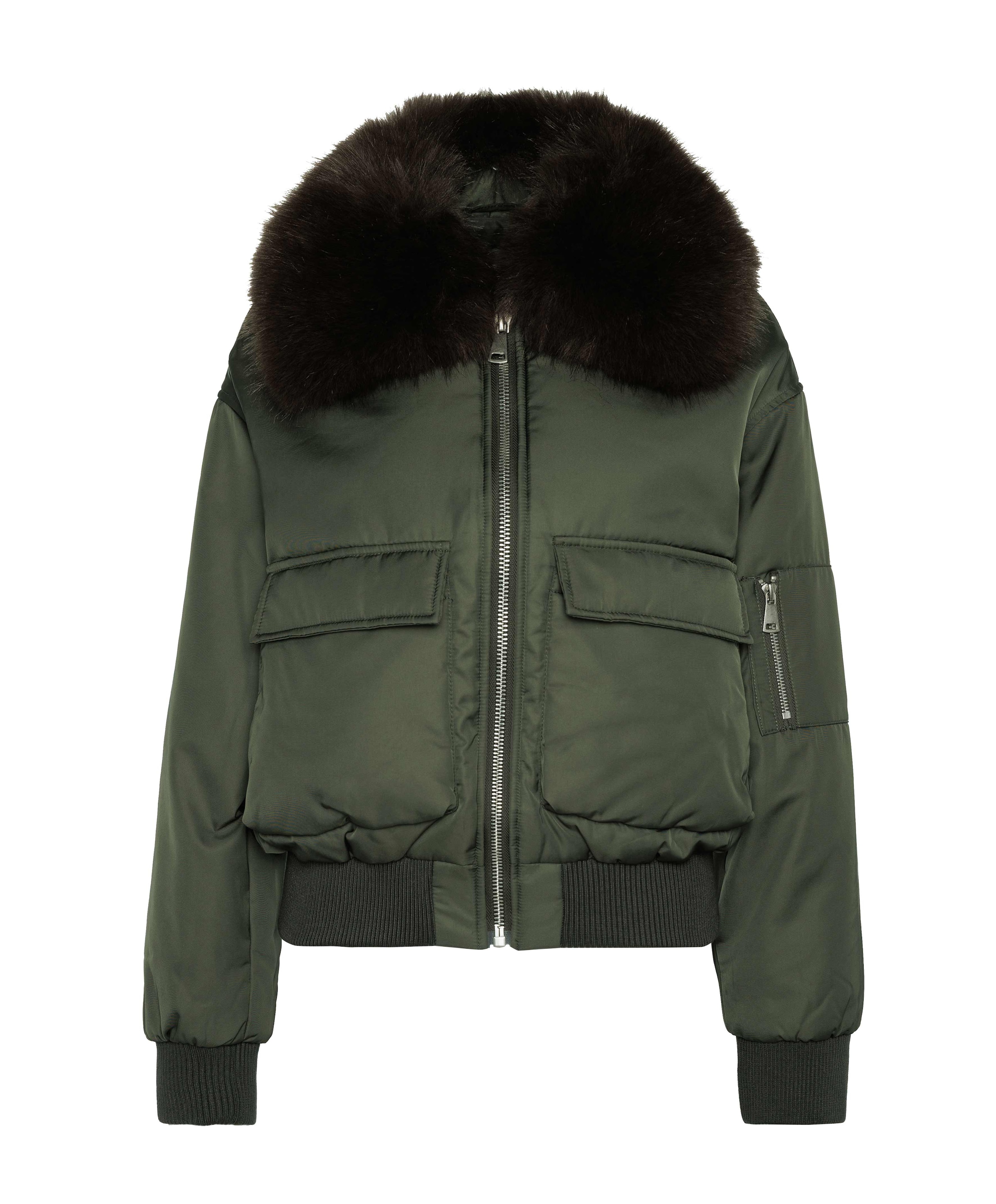 Dames jas groen