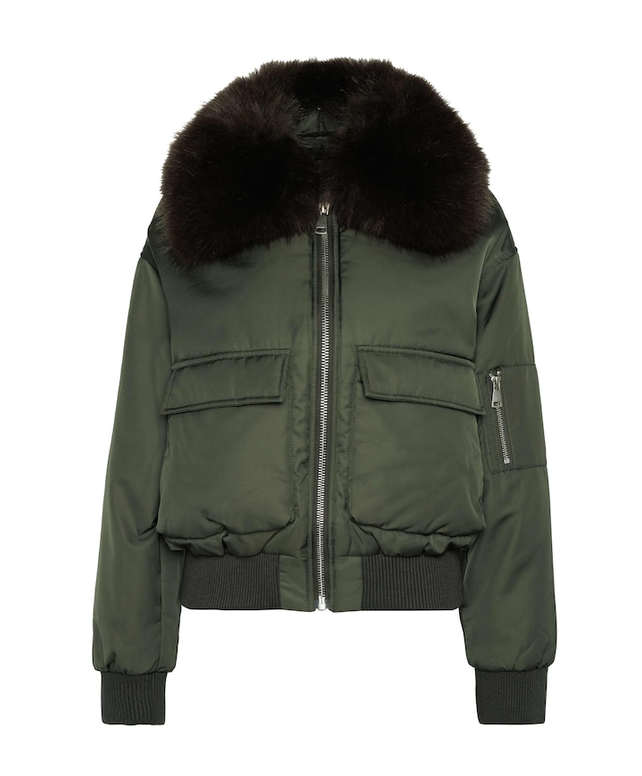 Dames jas groen