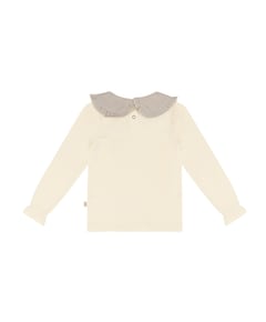 Meisjes longsleeve beige