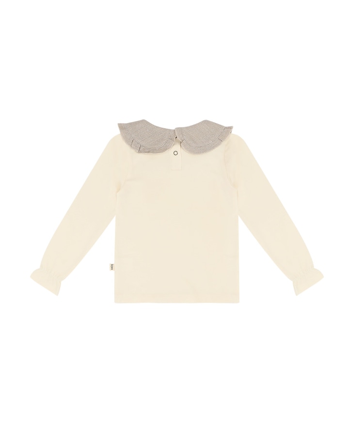 Meisjes longsleeve beige
