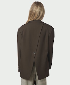 Dames blazer bruin