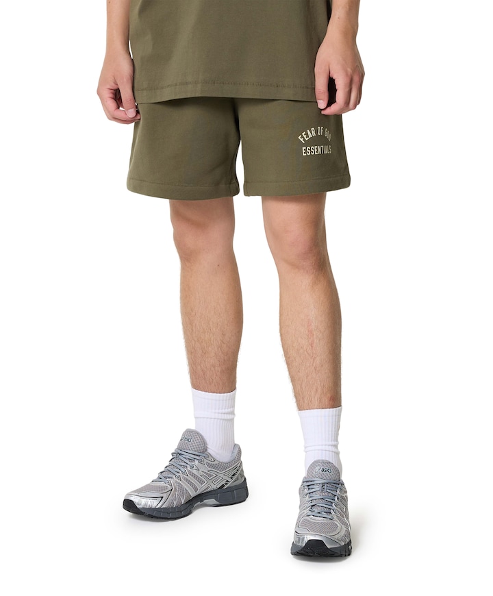 heren korte broek groen