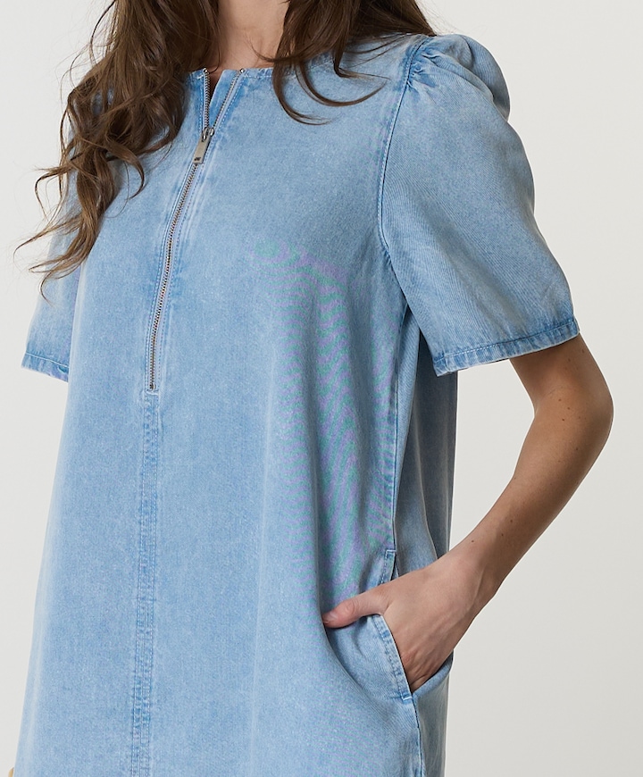 Dames jurk blauw