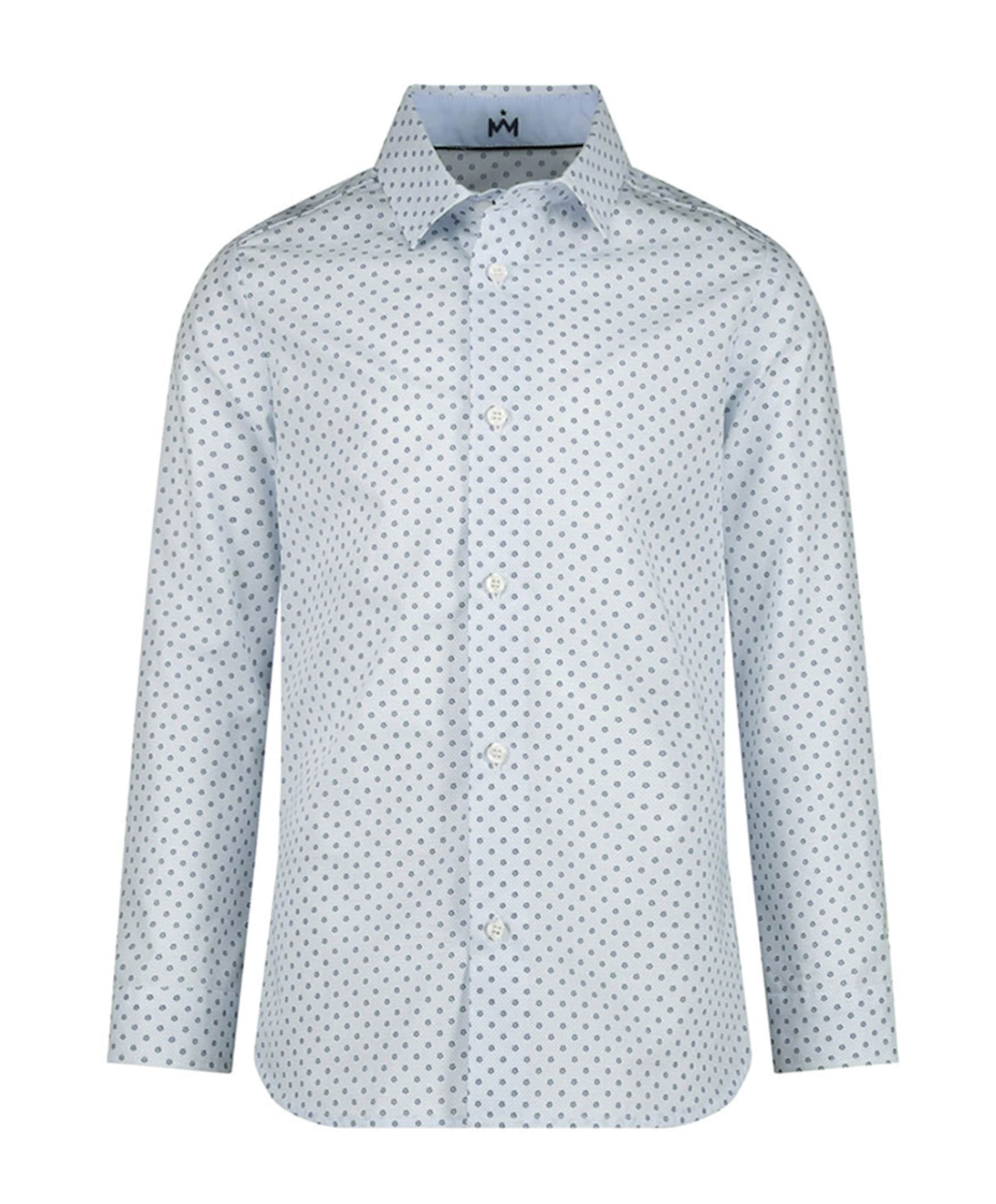 Jongens overhemd lange mouw wit