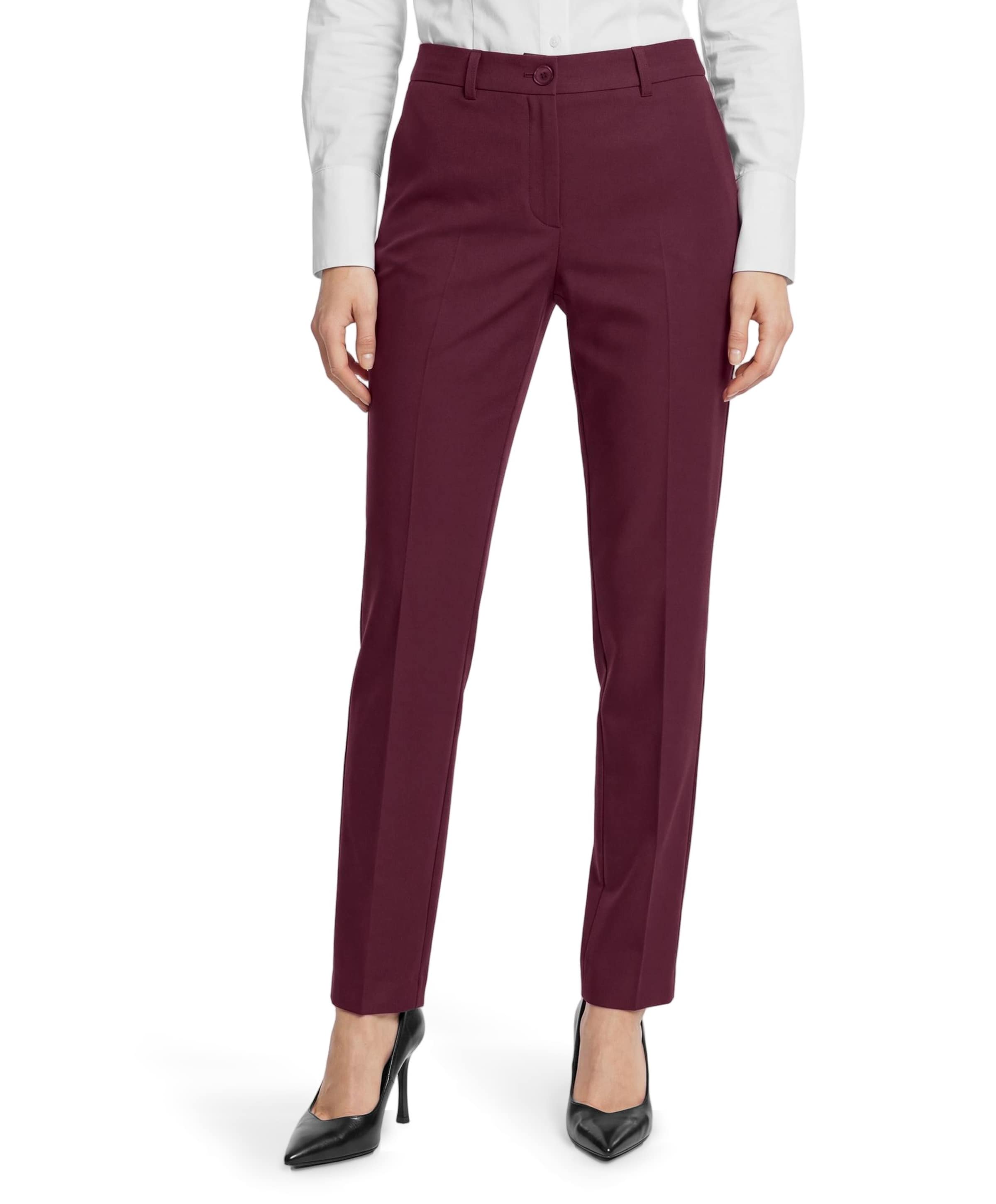 7/8 dames pantalon bordeaux