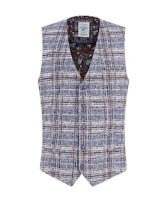Heren gilet blauw