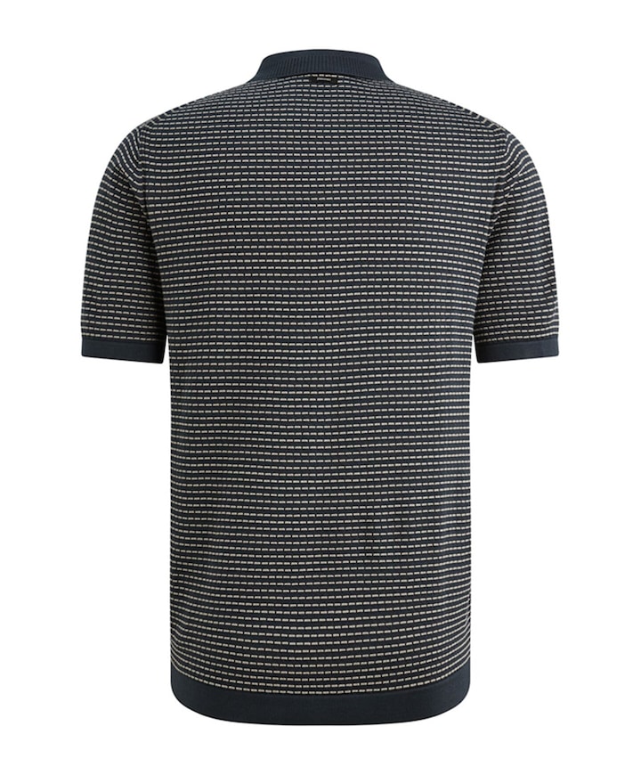 Heren polo blauw