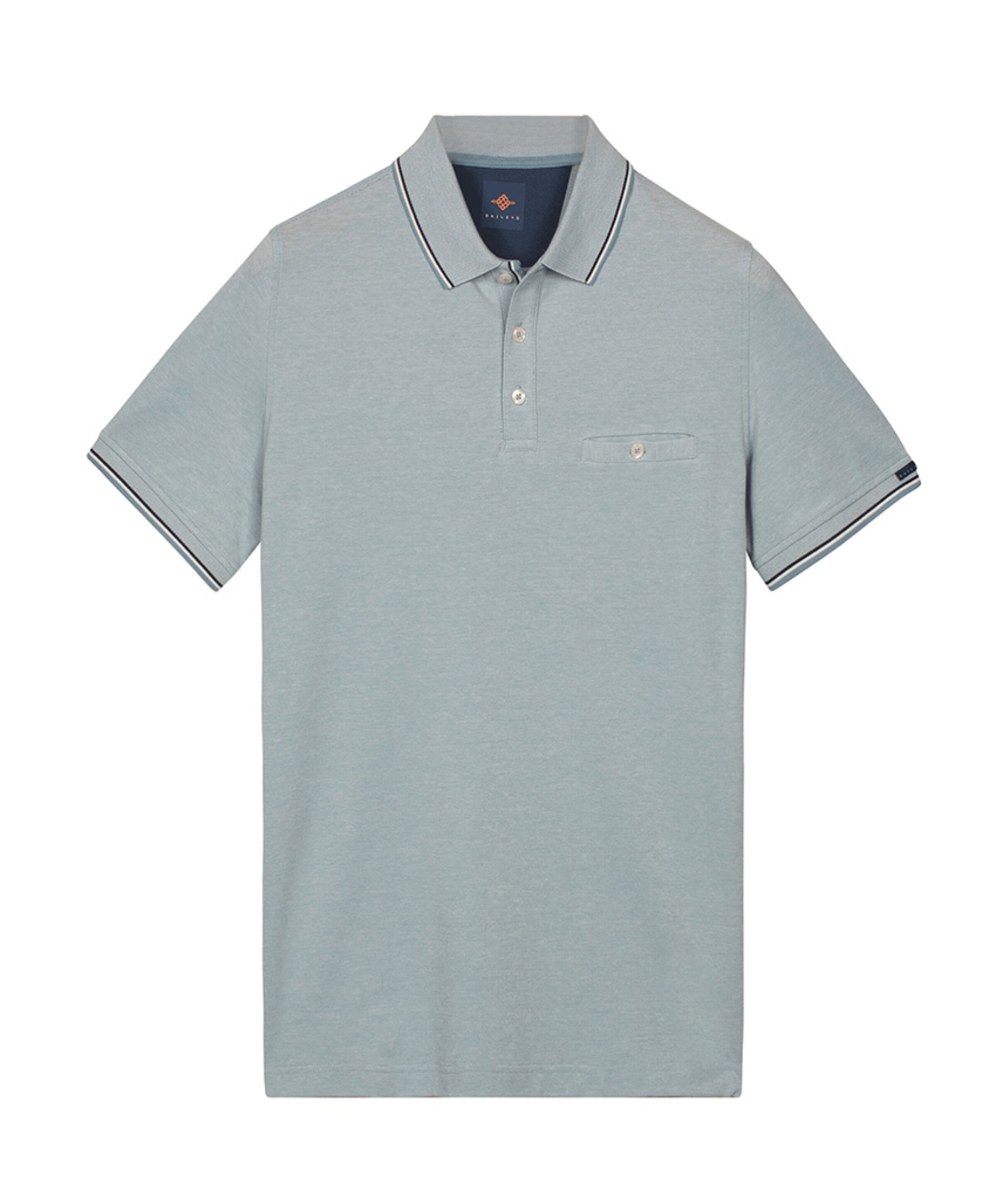 Heren polo blauw
